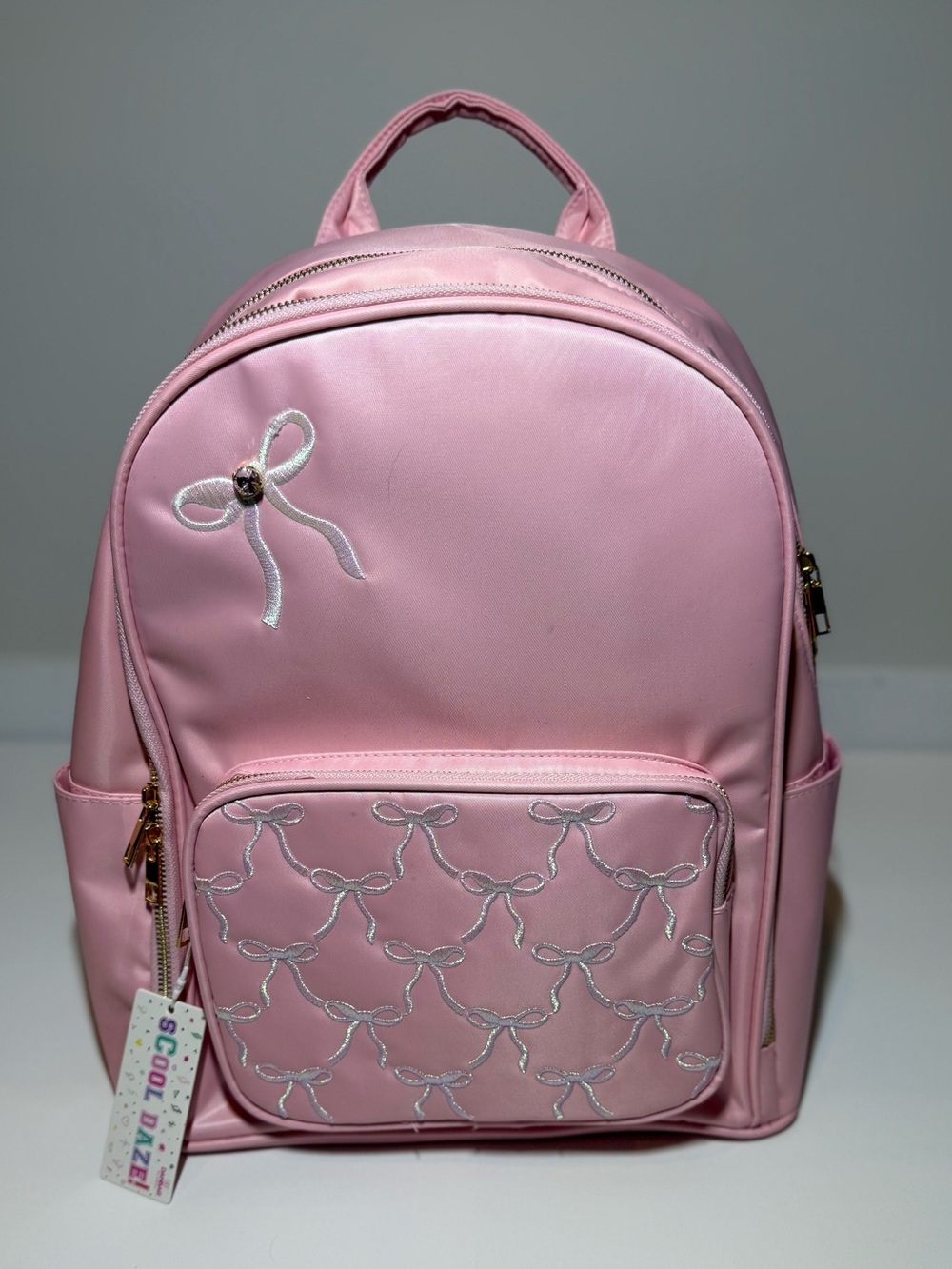 Kids Pink Ribbon Backpack by Scool Daze